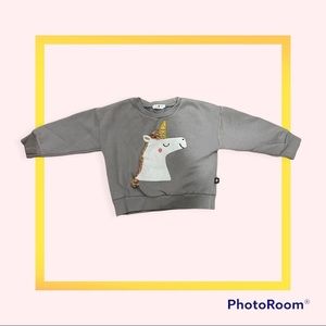 Toddler girls unicorn sweatshirt size 2T